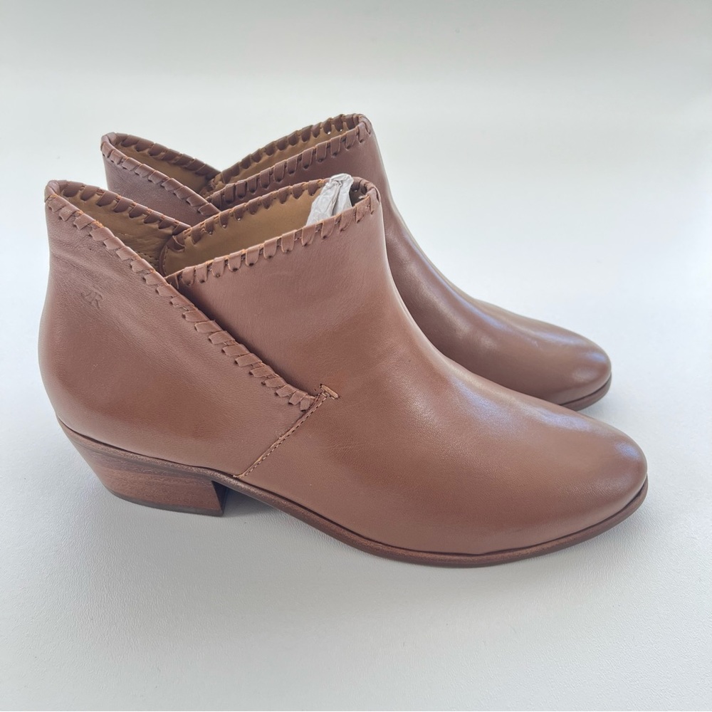 Jack Rogers Sadie Brown Leather Bootie
